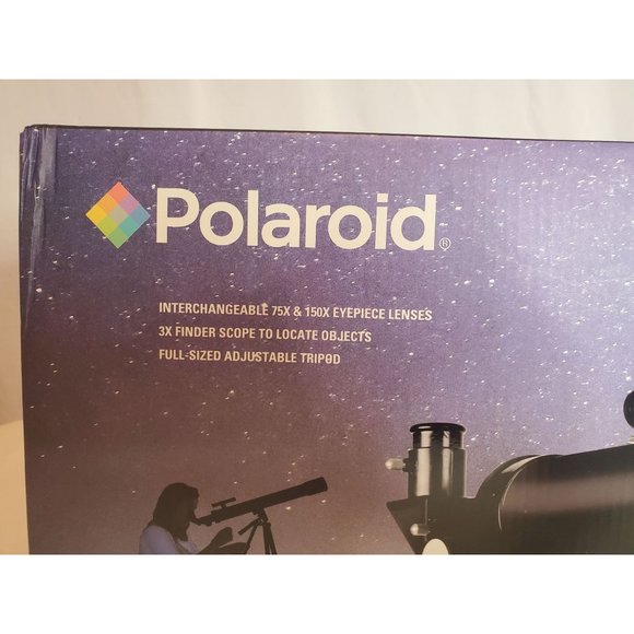 NEW Polaroid 75X/150X Telescope Tripod Included - Picture 3 of 8